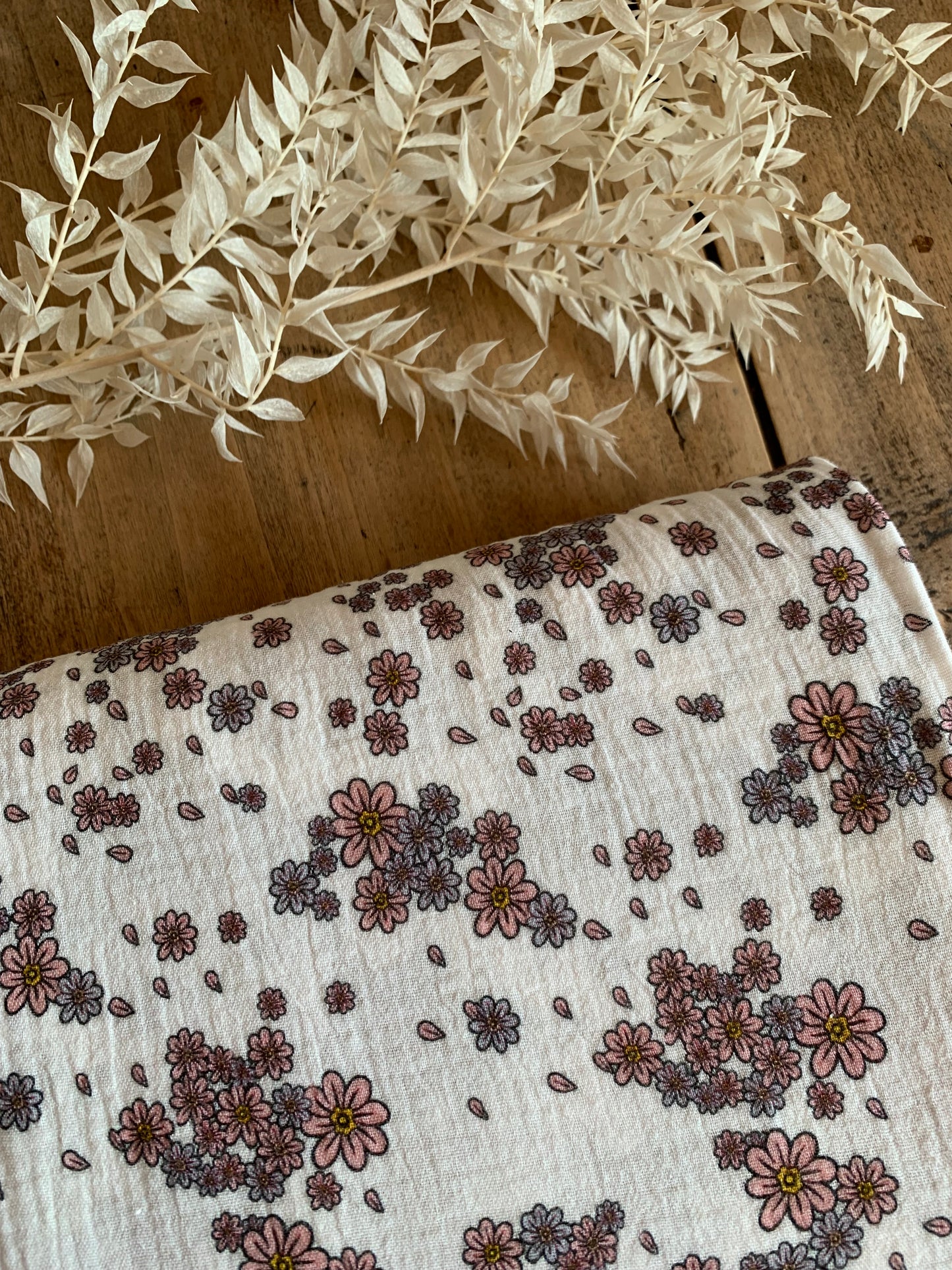 Double Gaze Feuilles De Fleurs