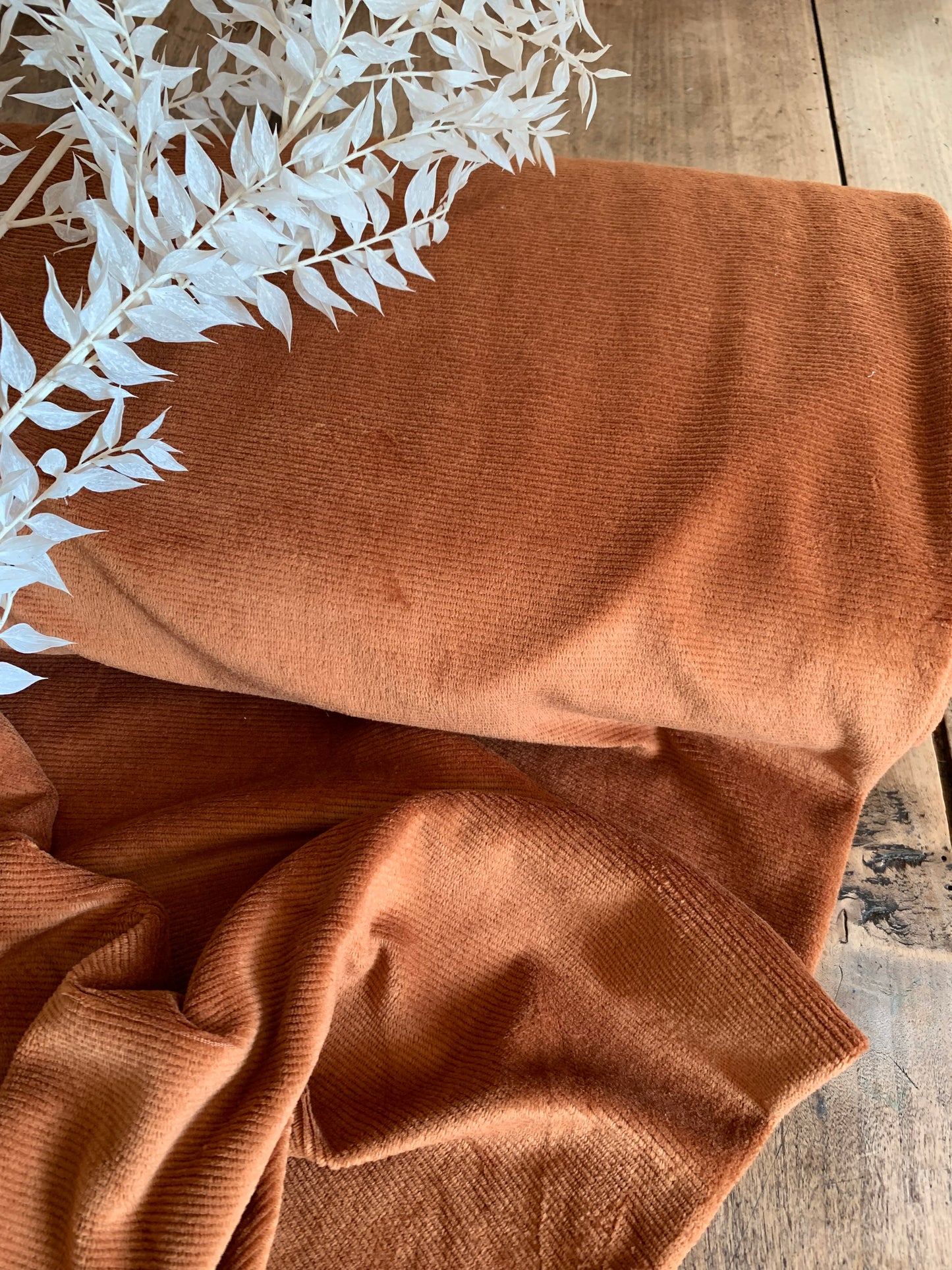 Jersey Velours Cognac