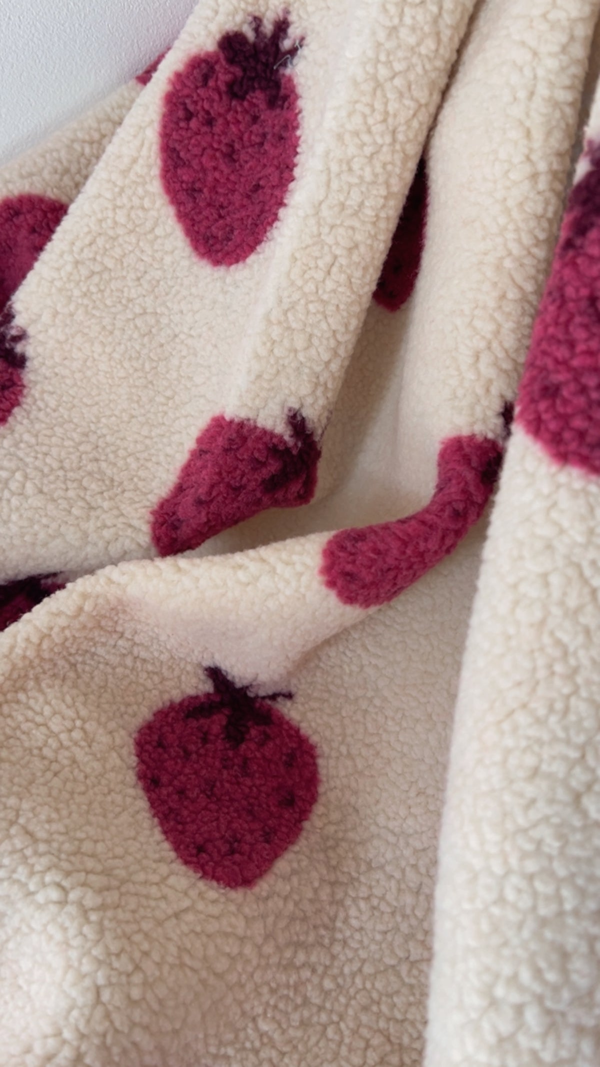 Sherpa jacquard fraises