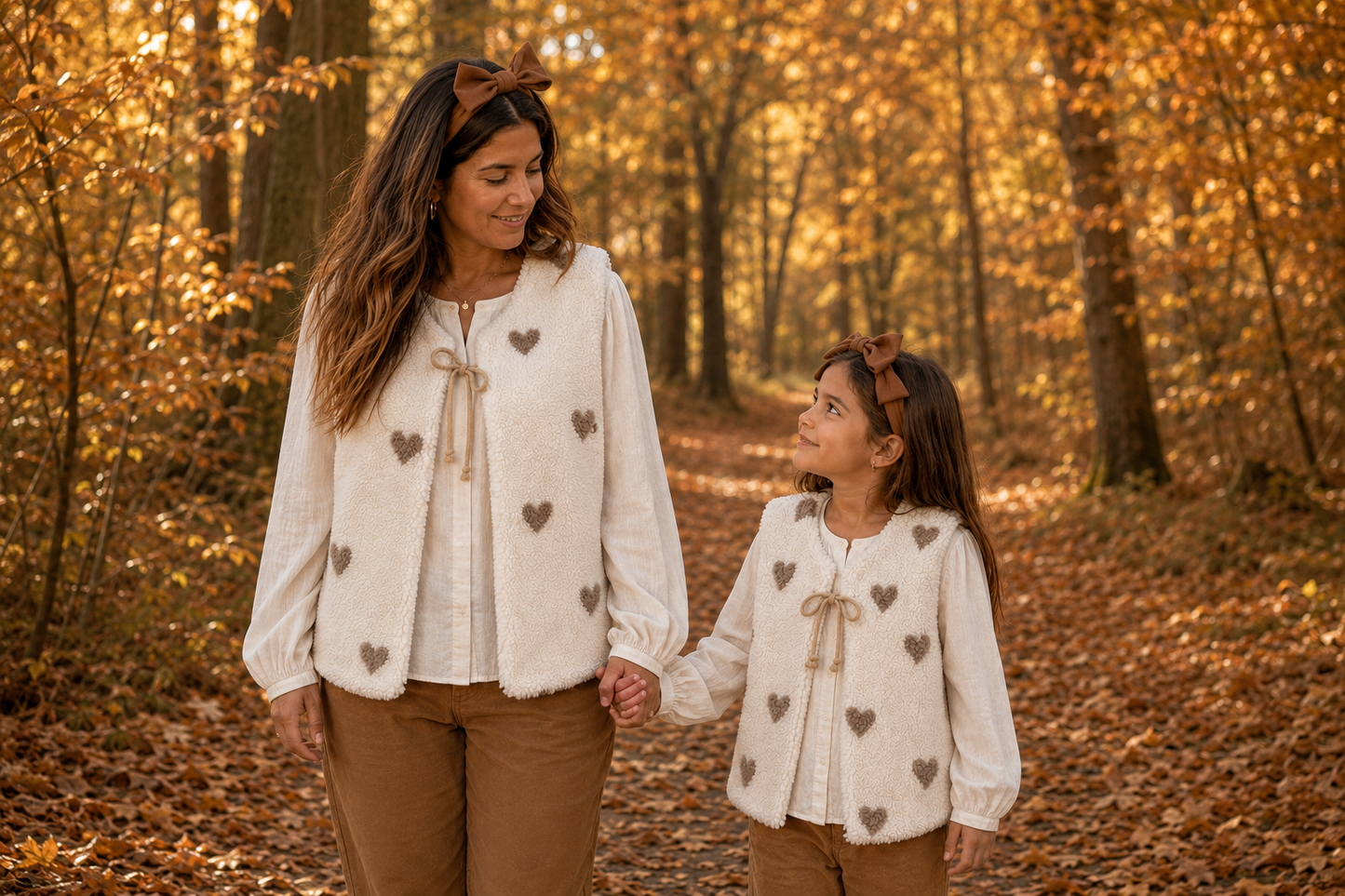 Sherpa Mouton Coeurs Naturel