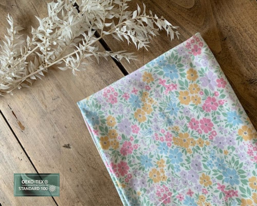 Jersey de Coton Fleuri Champêtre