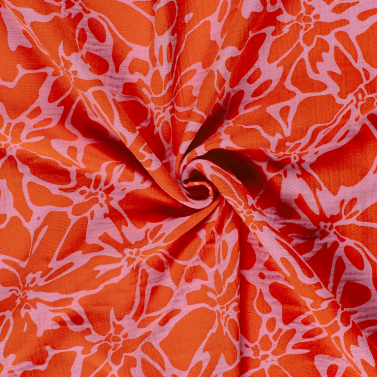 Double Gaze Abstrait Rose