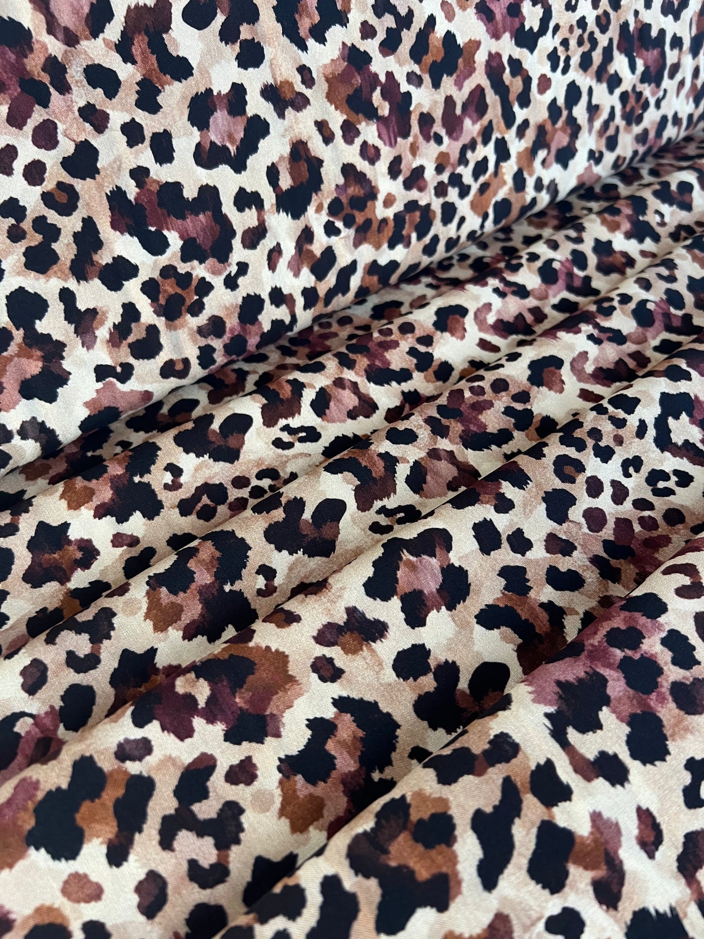 Viscose Lynx Beige Chocolat