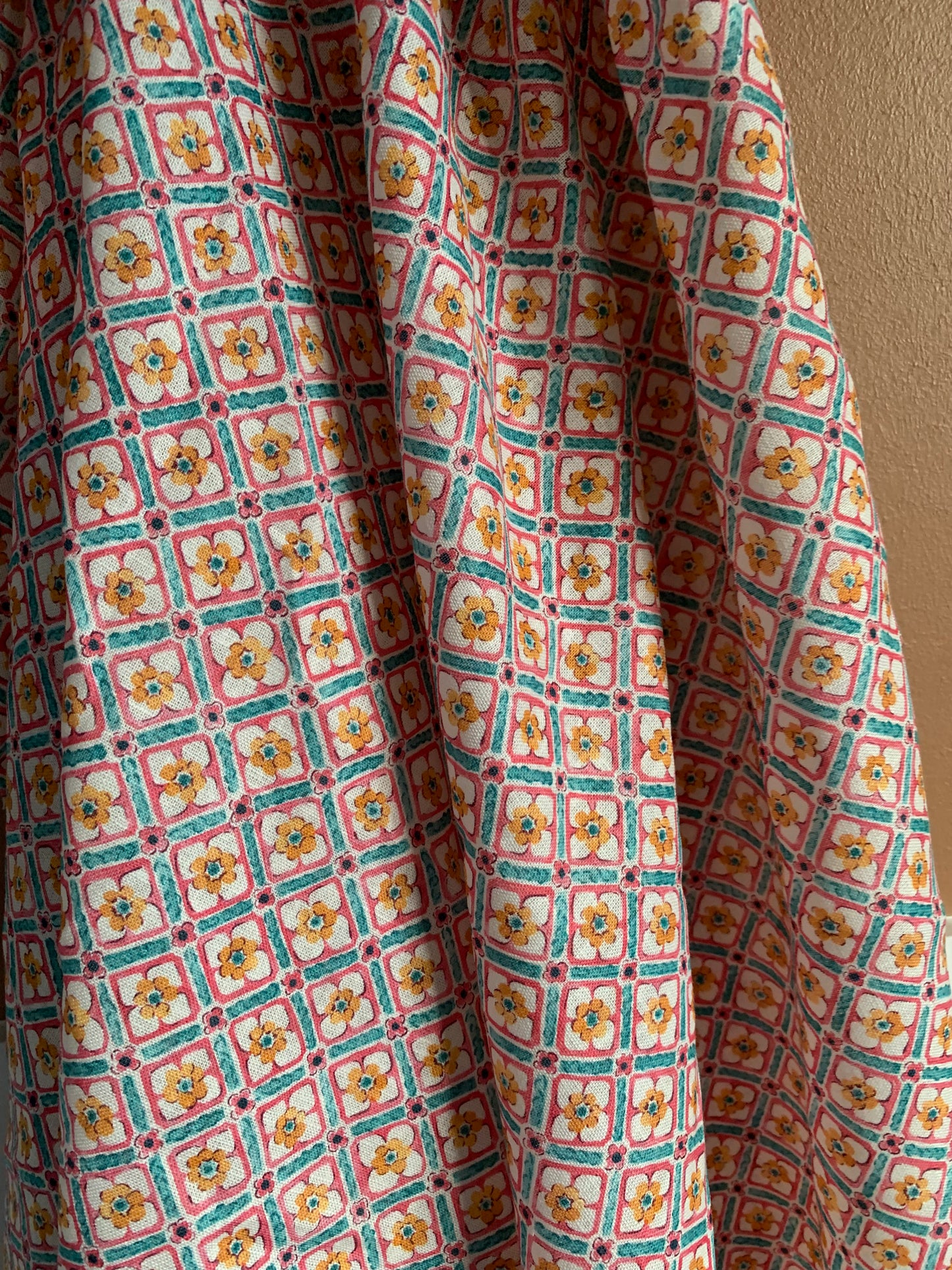 Lin Viscose Bio Fleuri