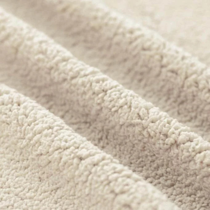 Tissu Sherpa Mouton Naturel