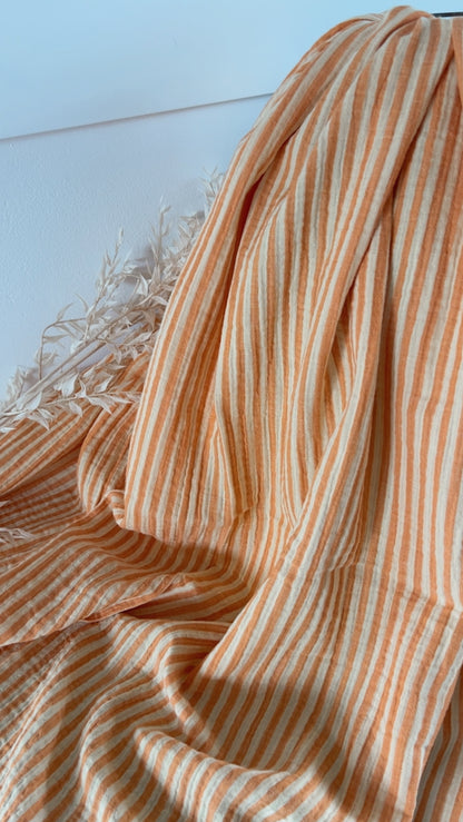 Double Gaze Rayures Lemon & Mangue