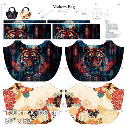 Projet couture Makers Bag 150 x 150 cm – Sac à coudre soi-même