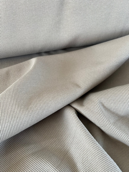 Jersey Côtelé Taupe