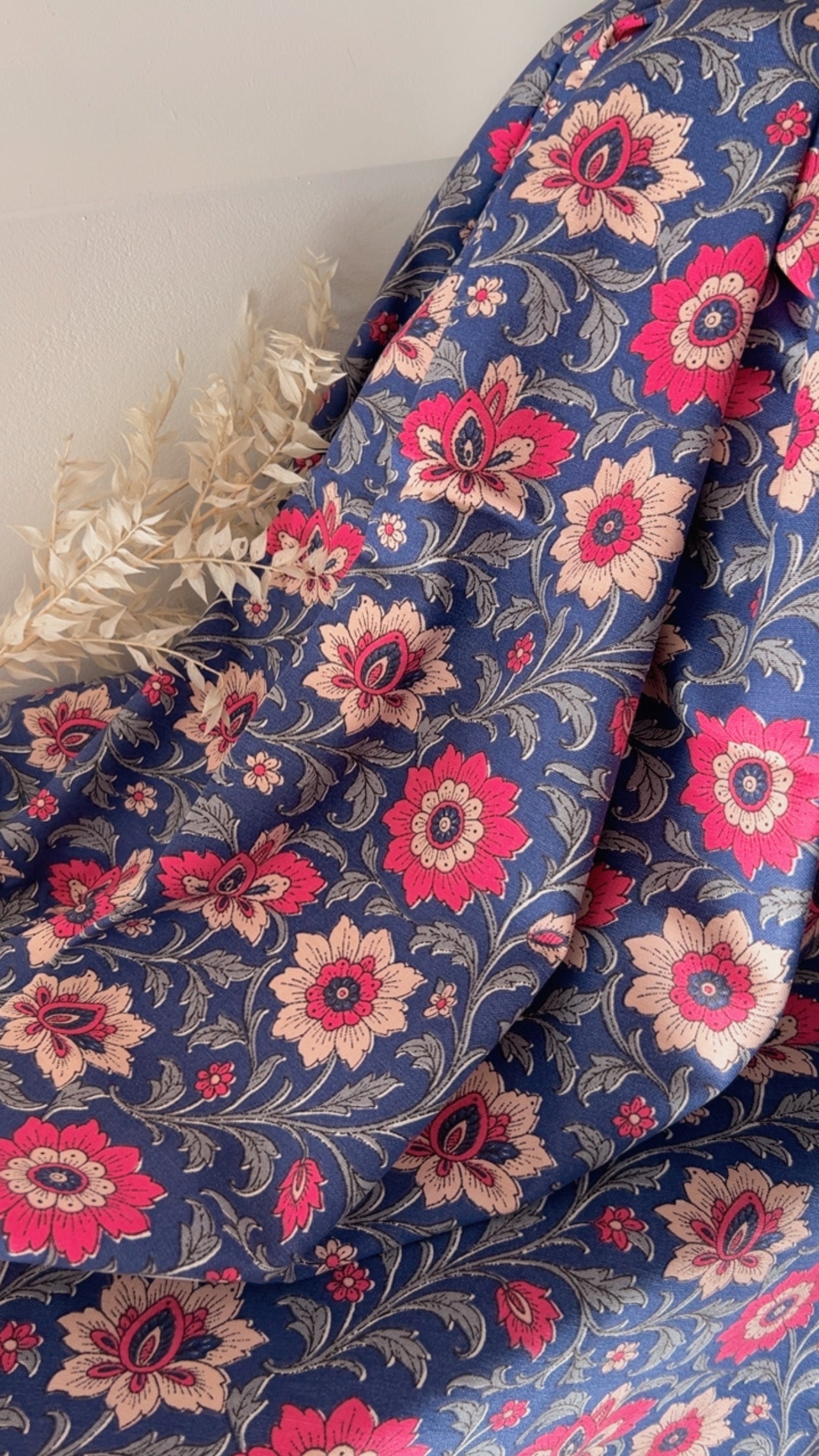 Demi-Natté SHIRI Bleu / Rose