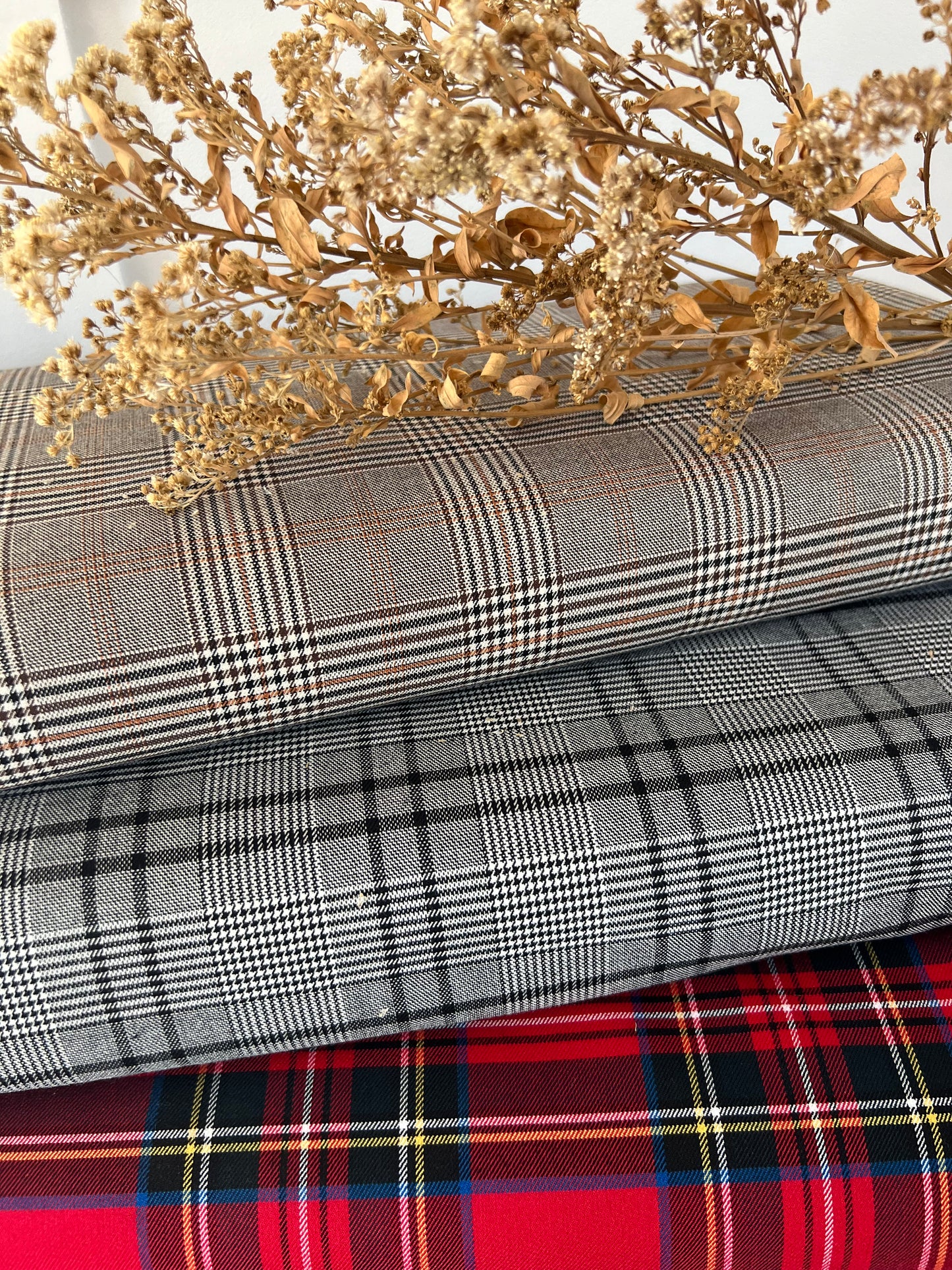 Tartan Gris / Camel