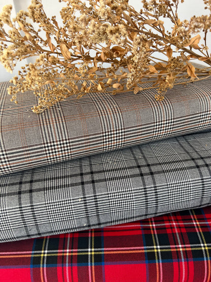 Tartan Gris / Camel