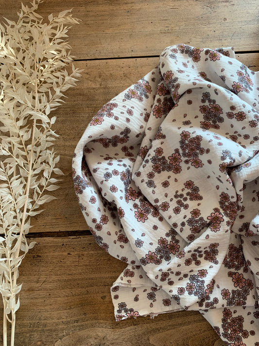 Double Gaze Feuilles De Fleurs