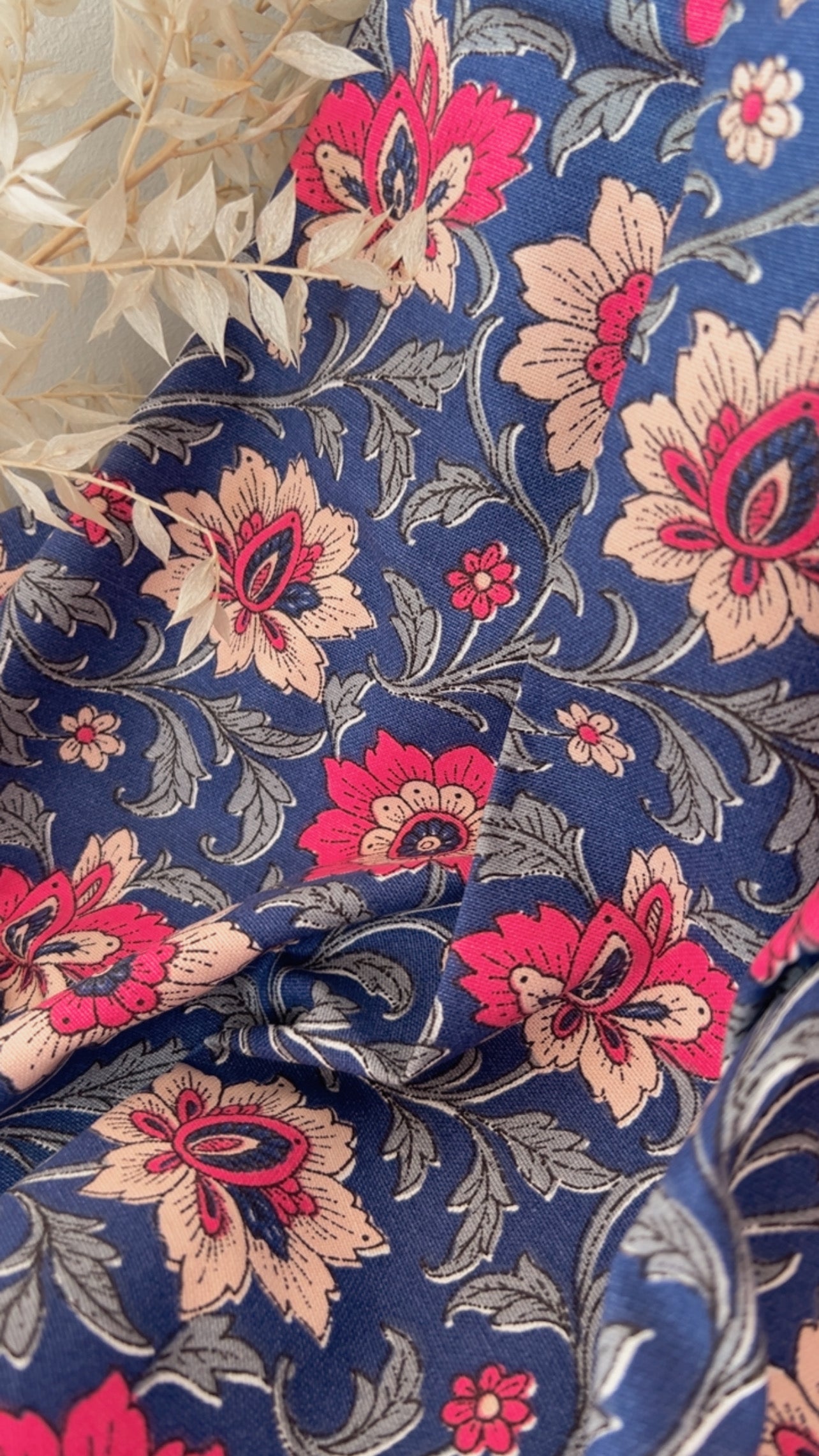 Demi-Natté SHIRI Bleu / Rose