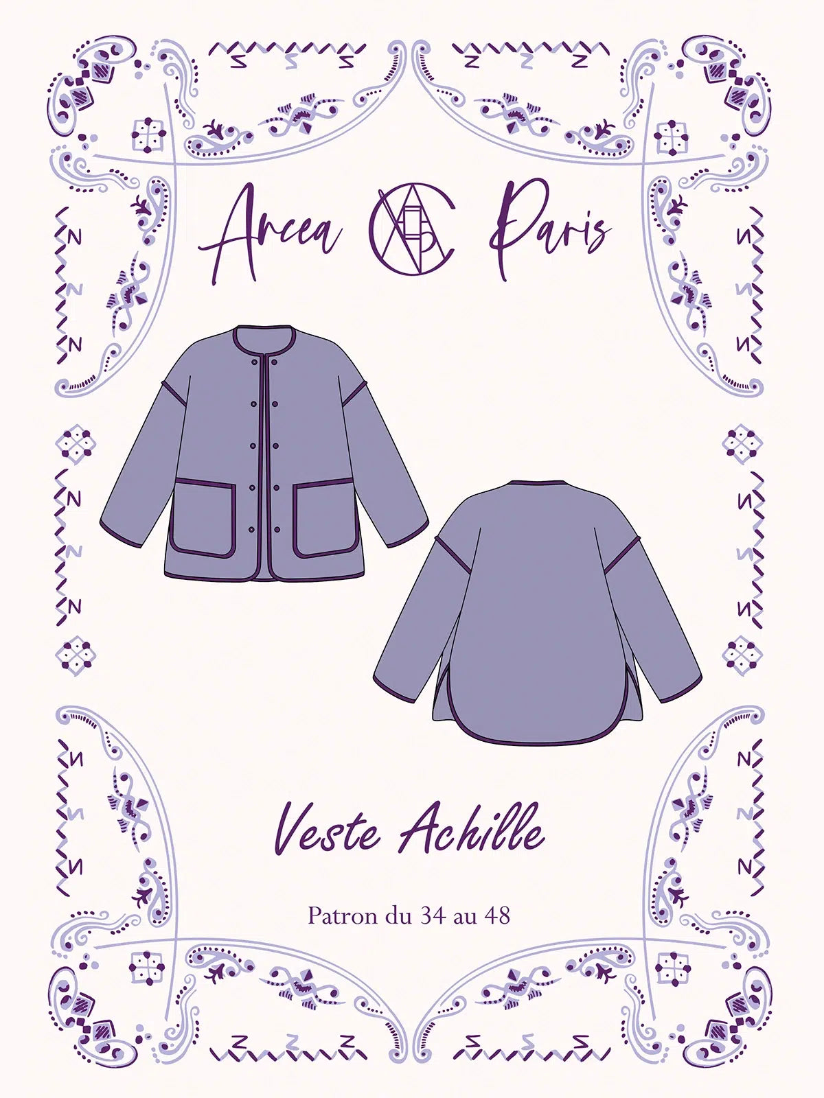 Patron de couture Veste Achille