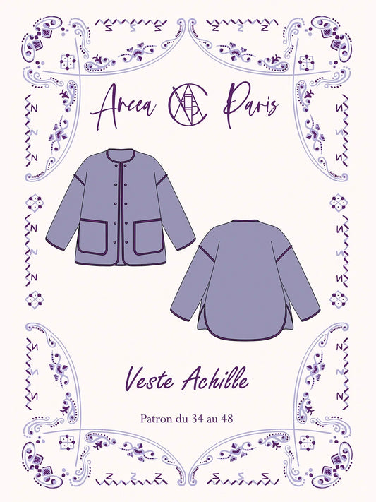 Patron de couture Veste Achille