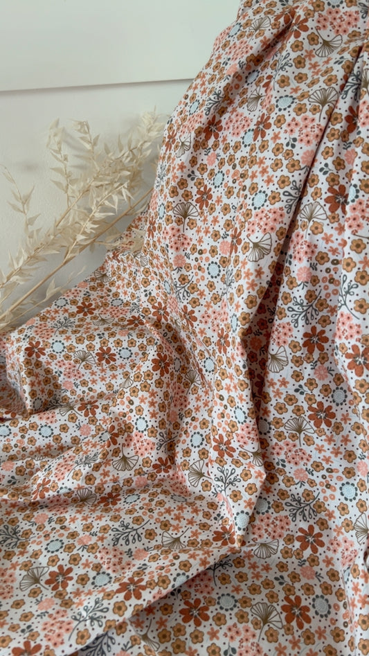 Coton Imprimé Brick Beige