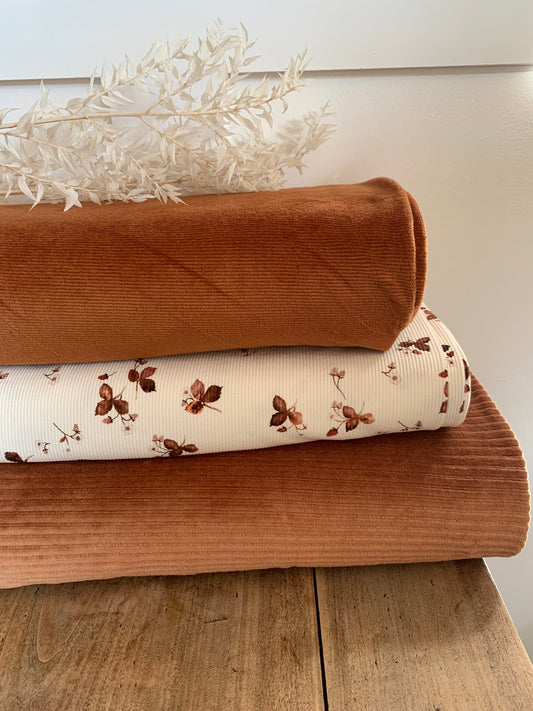 Jersey Velours Cognac