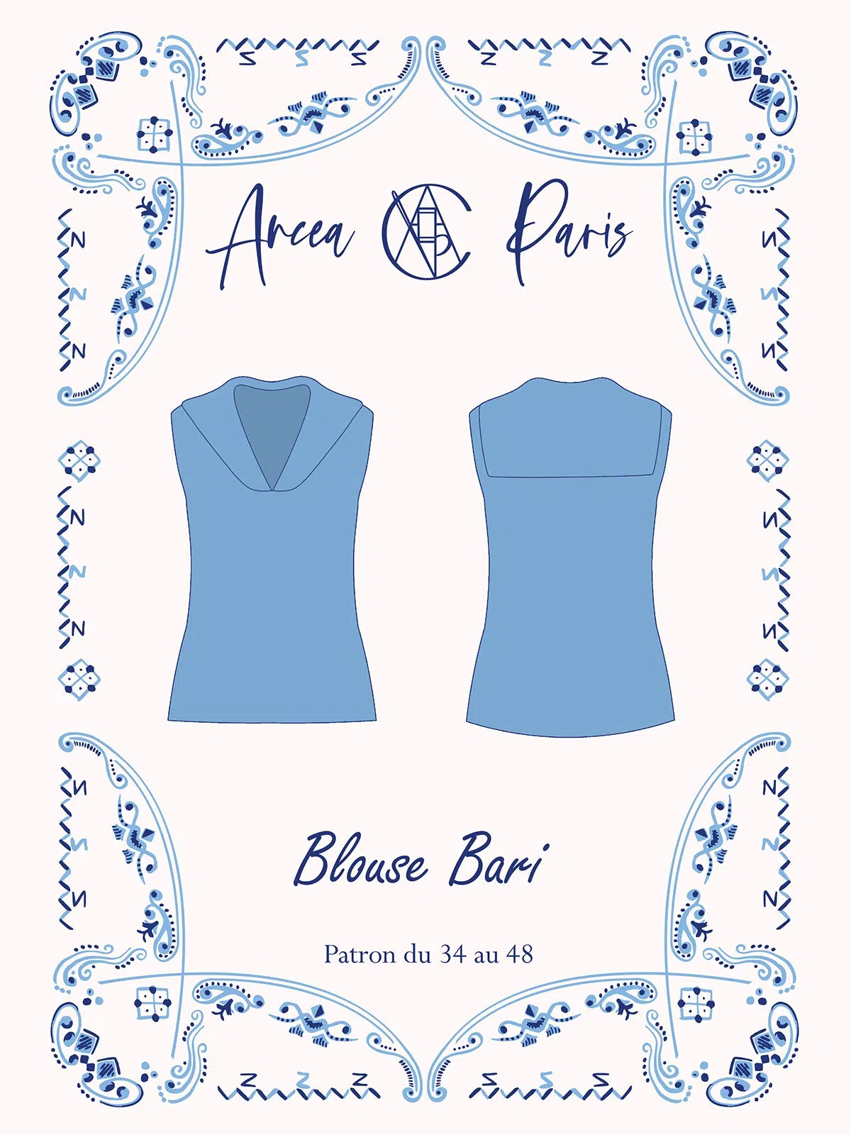 Patron de couture Blouse Bari