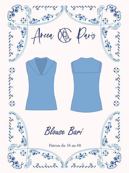 Patron de couture Blouse Bari