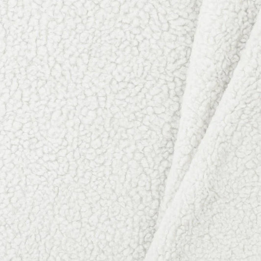 Tissu Mouton De Coton Écru