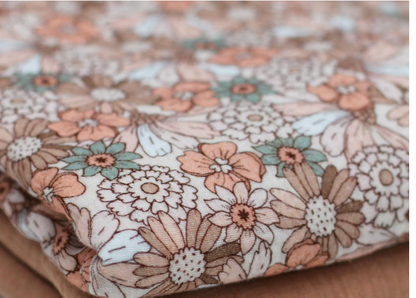 Coupon 1m15 - Double gaze Florale