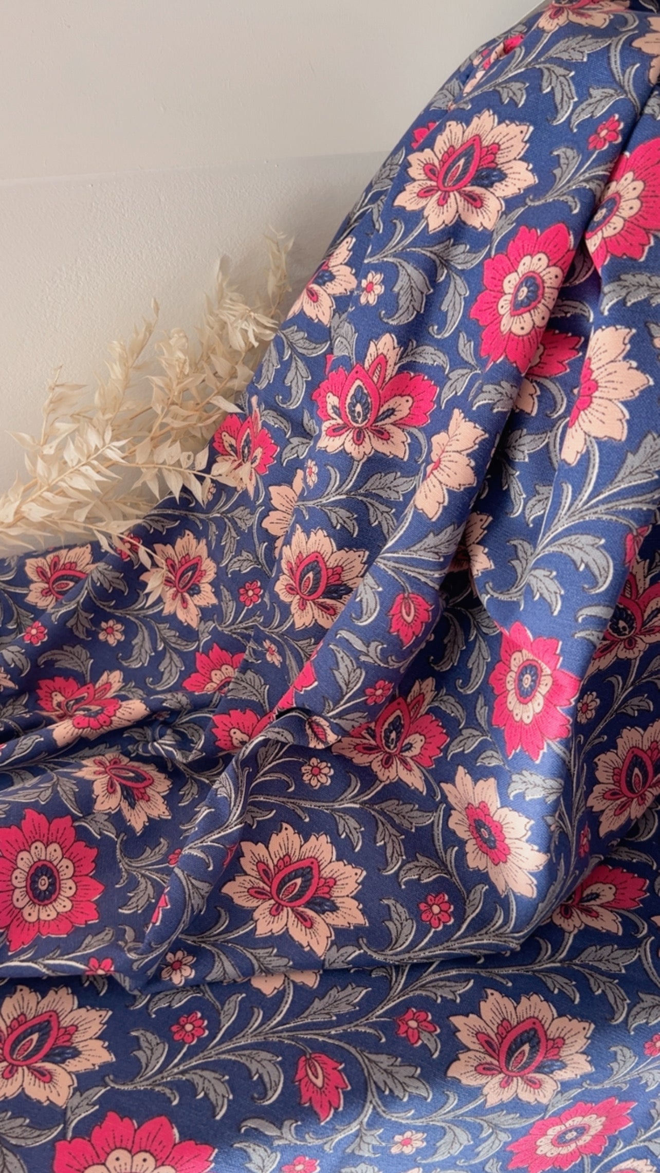 Demi-Natté SHIRI Bleu / Rose