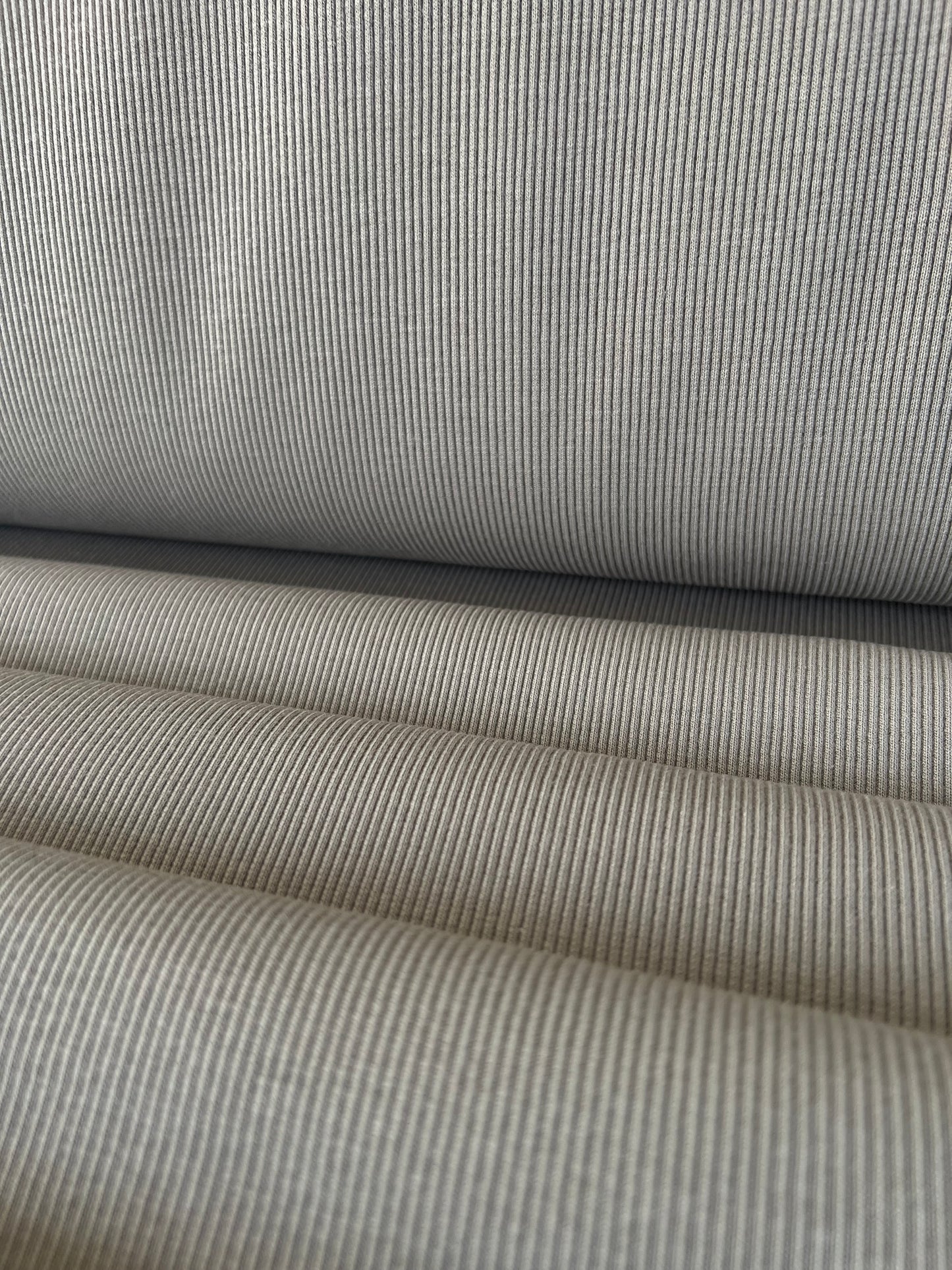 Jersey Côtelé Taupe