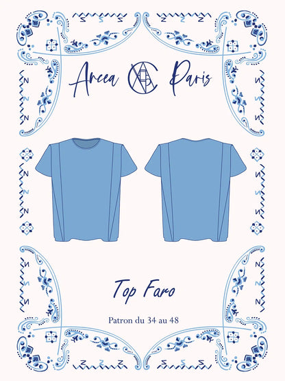 Patron de couture Top Faro