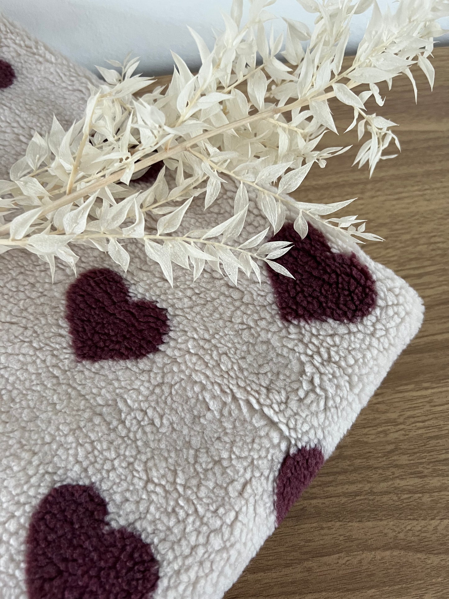 Sherpa Hearts Bordeaux