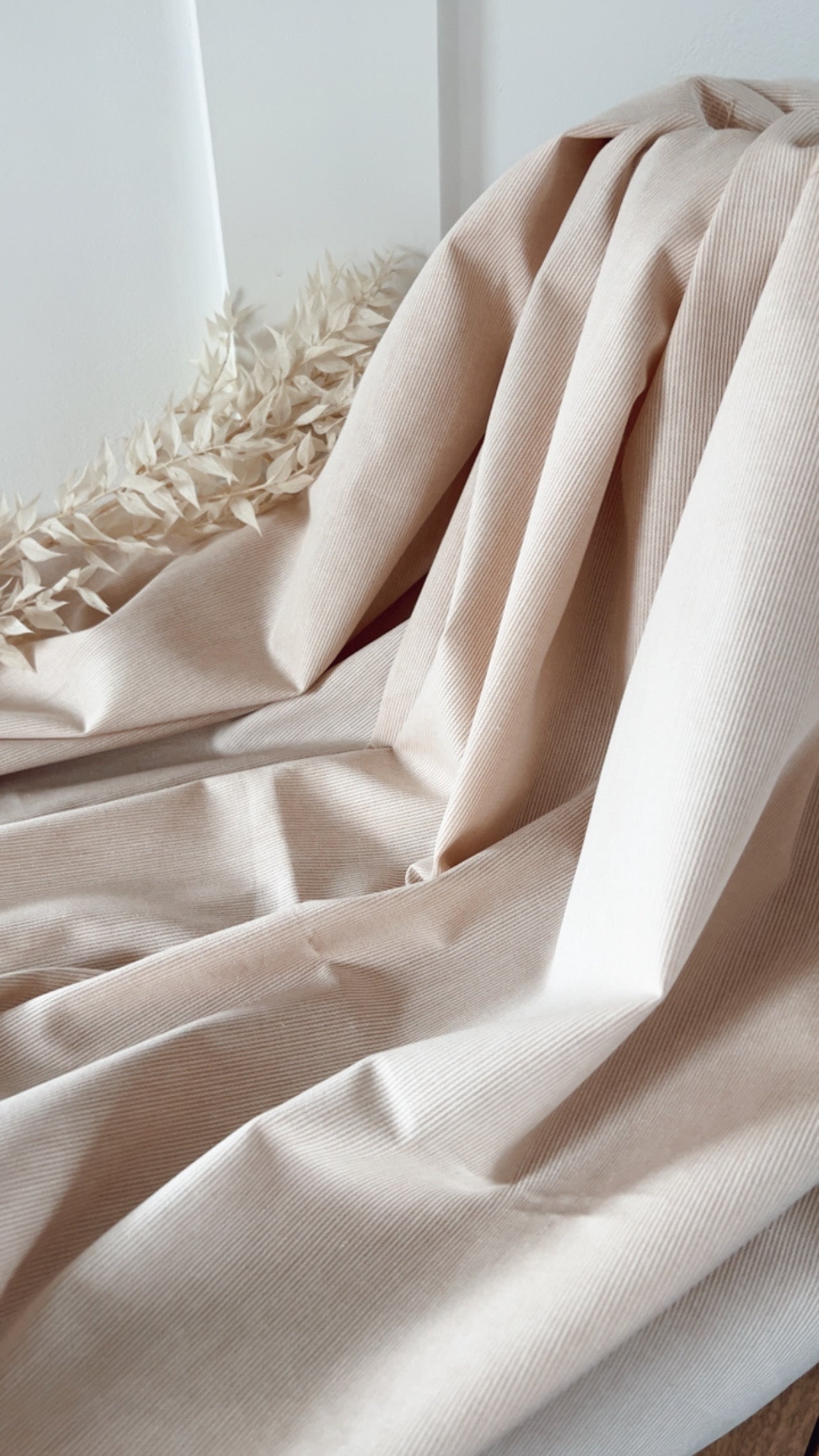 Cream Cotton Piqué – Soft Textured