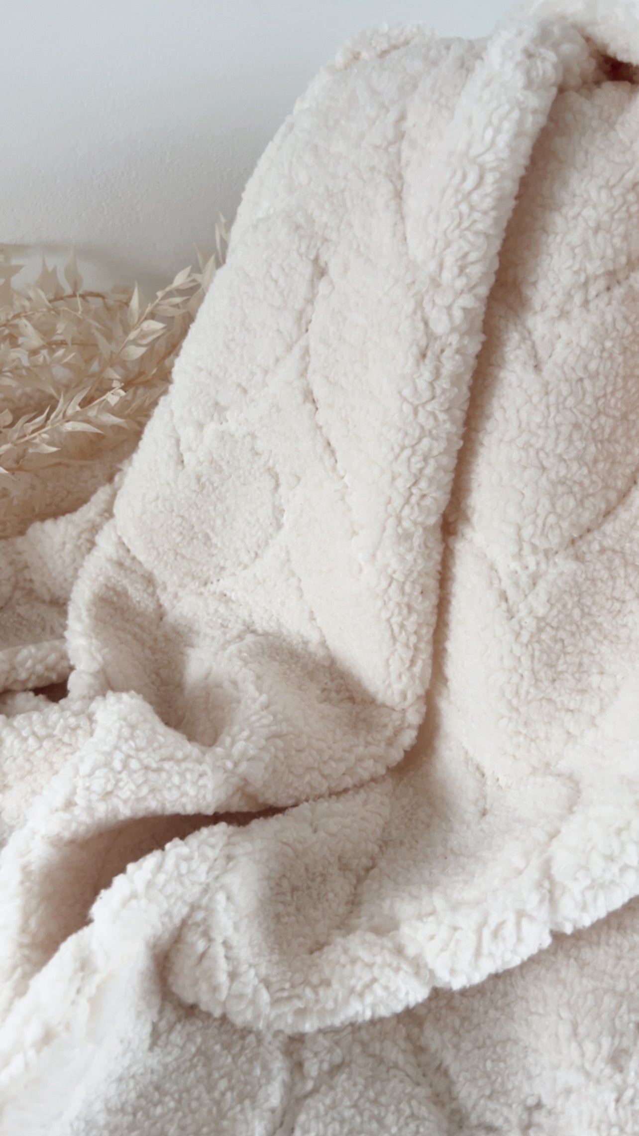 Sherpa Teddy Coeurs Ecru