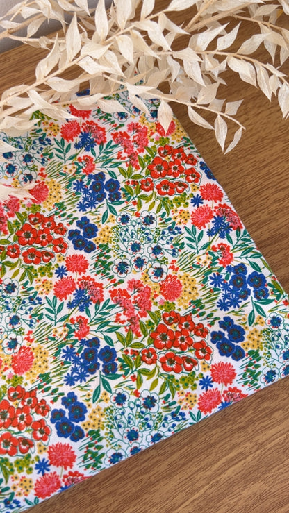 Coton Imprimé Prairie Fleurie Multicolore