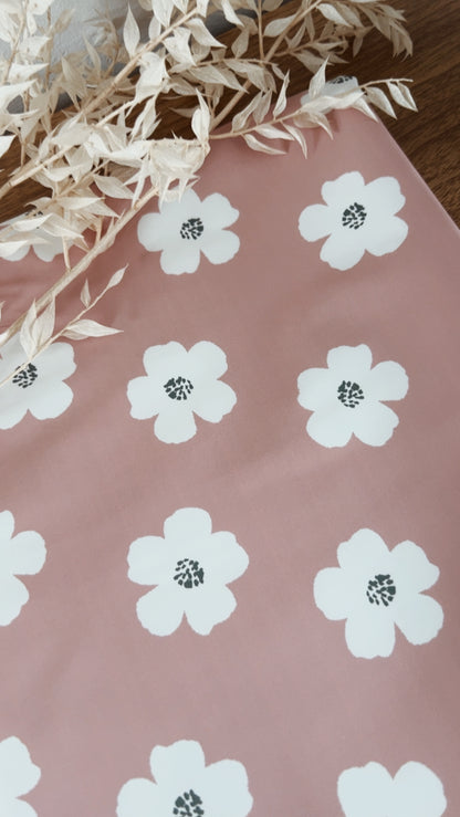 Imperméable Rose / Blanc