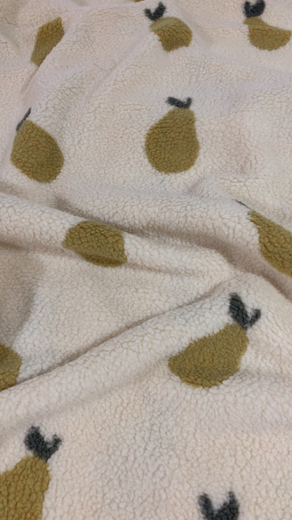 Teddy Jacquard Poires