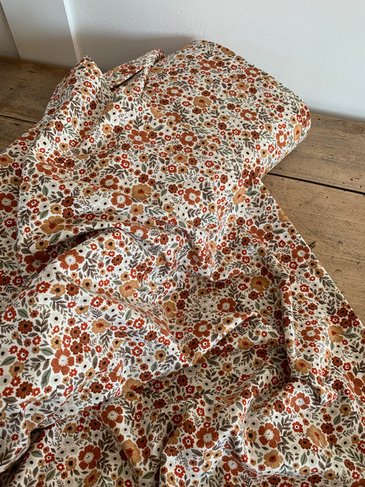 Jersey Fleurs Rouille