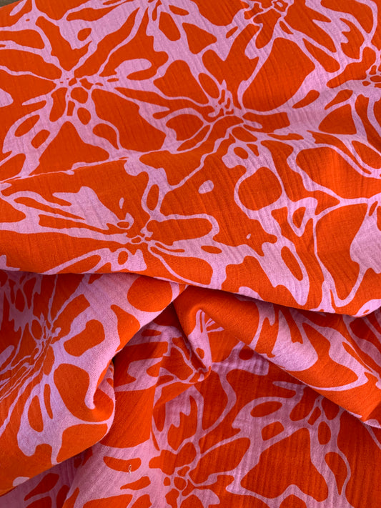 Double Gaze Abstrait Rose