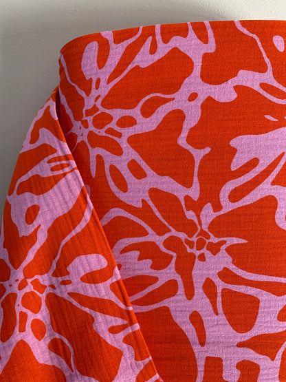 Double Gaze Abstrait Rose