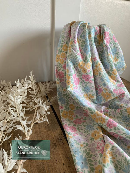 Jersey de Coton Fleuri Champêtre