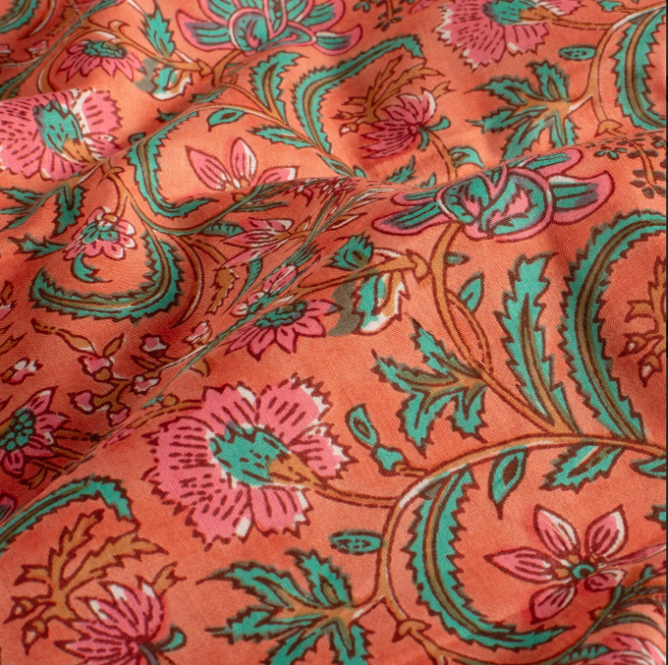 Voile Indien Rose
