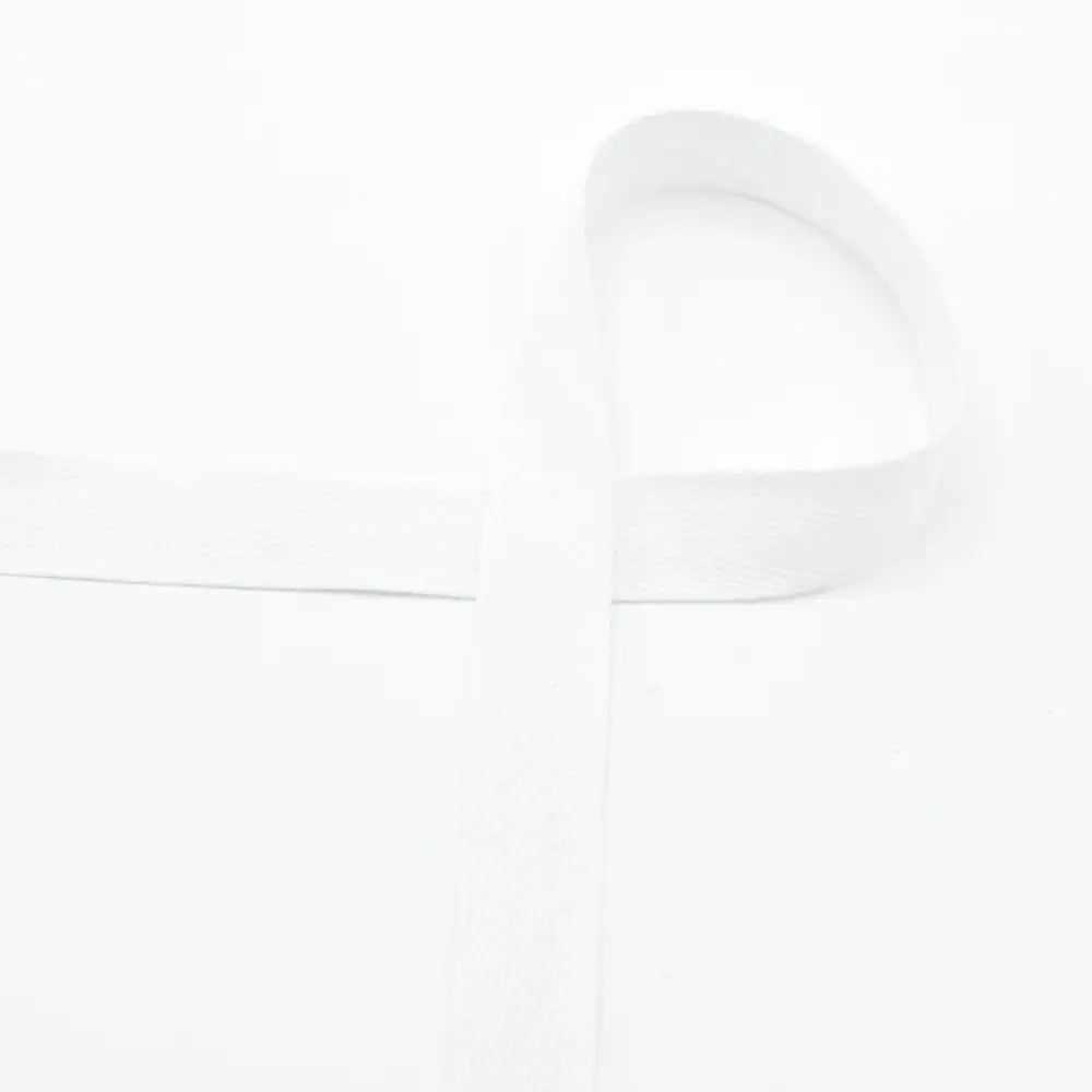 Ruban Sergé Coton – Blanc