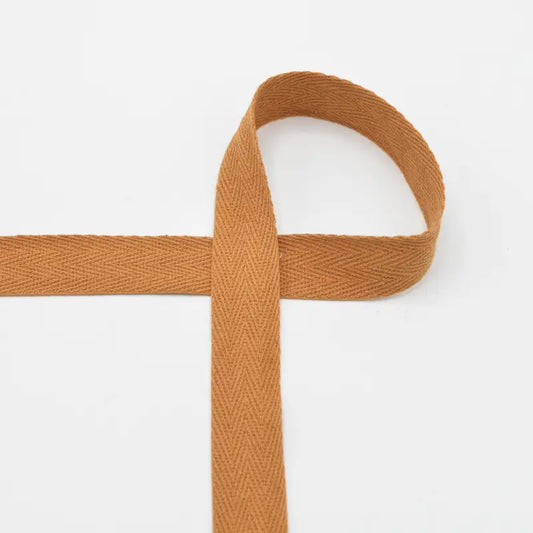 Ruban Sergé Coton – Caramel