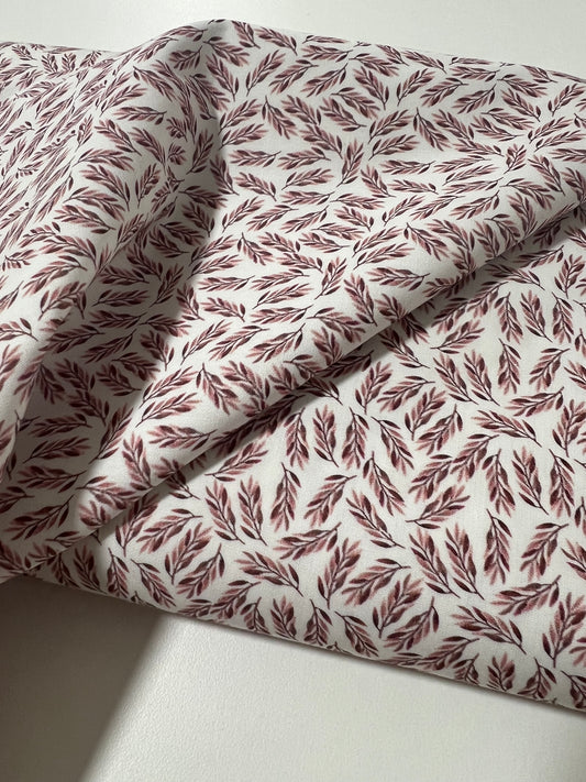 Popeline de Coton Feuillages