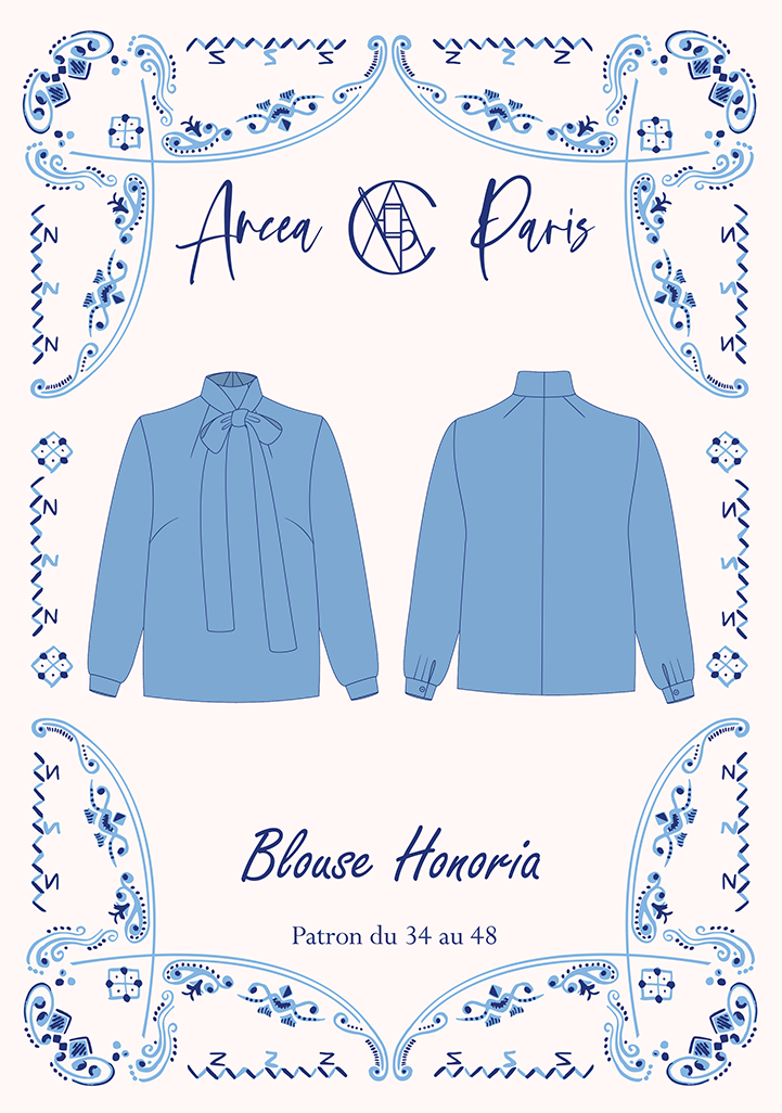 Patron de couture Blouse Honoria