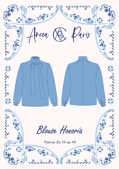 Patron de couture Blouse Honoria