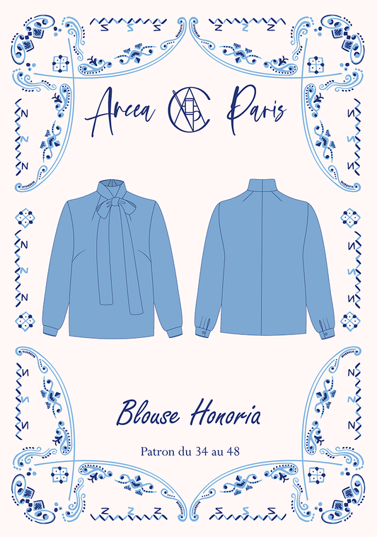 Patron de couture Blouse Honoria