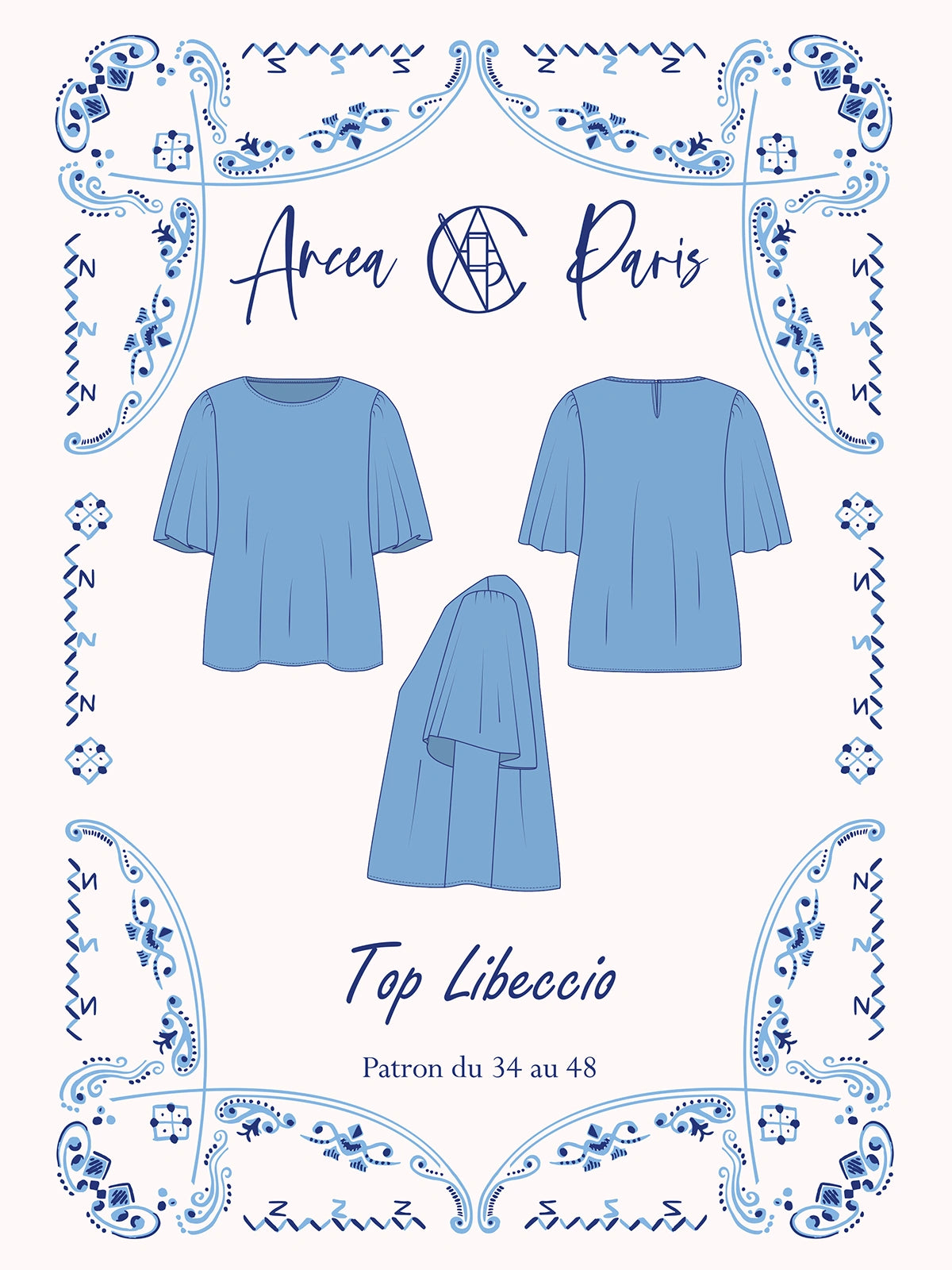 Patron de couture Top Libeccio