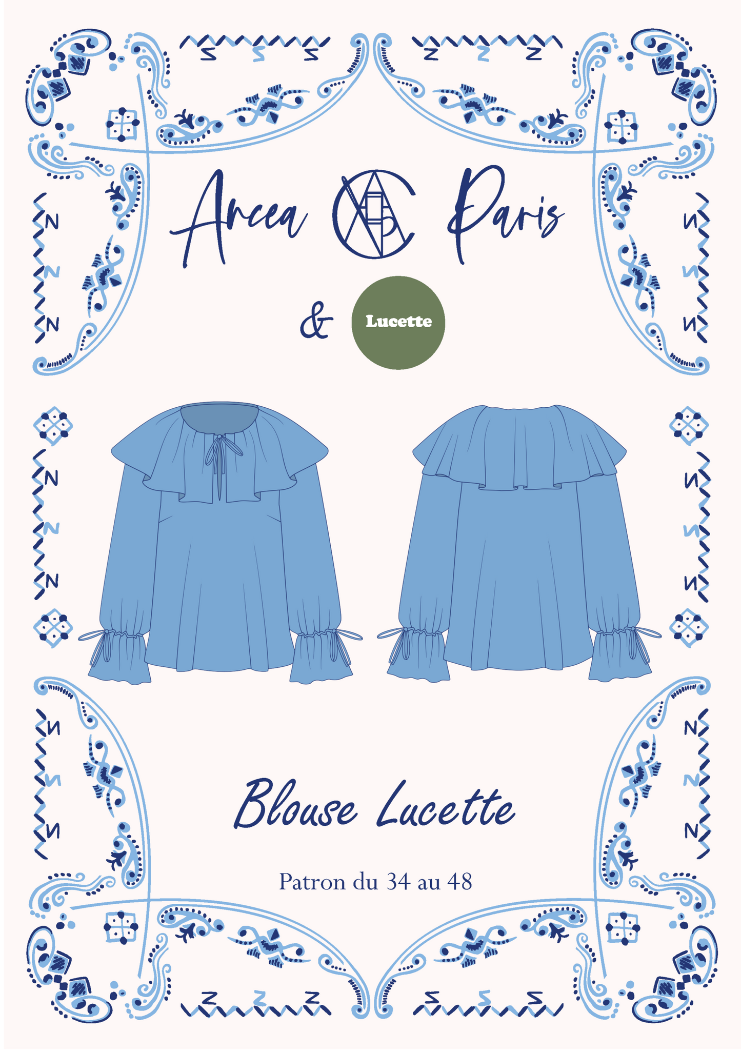 Patron Couture Blouse Lucette