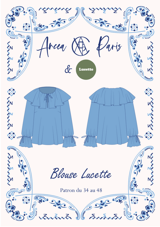 Patron Couture Blouse Lucette
