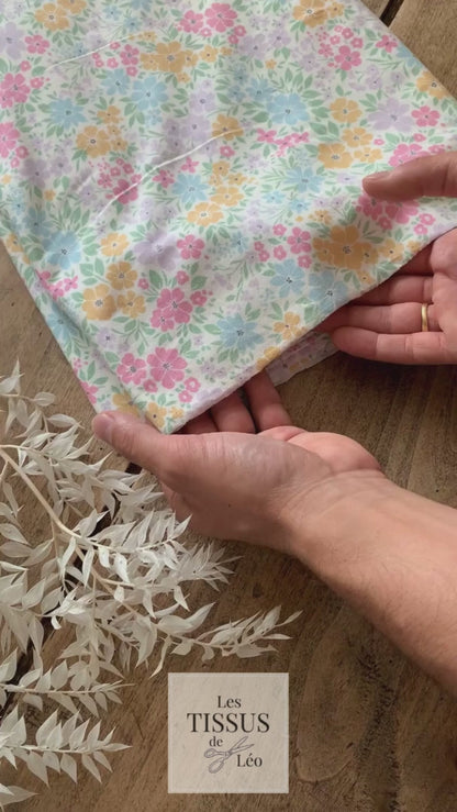 Jersey de Coton Fleuri Champêtre