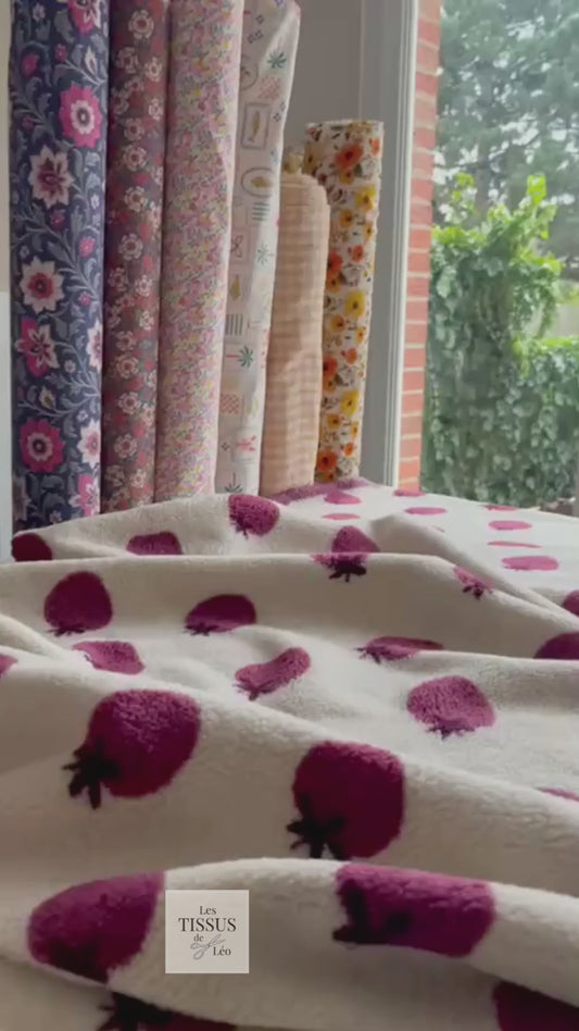 Sherpa jacquard fraises
